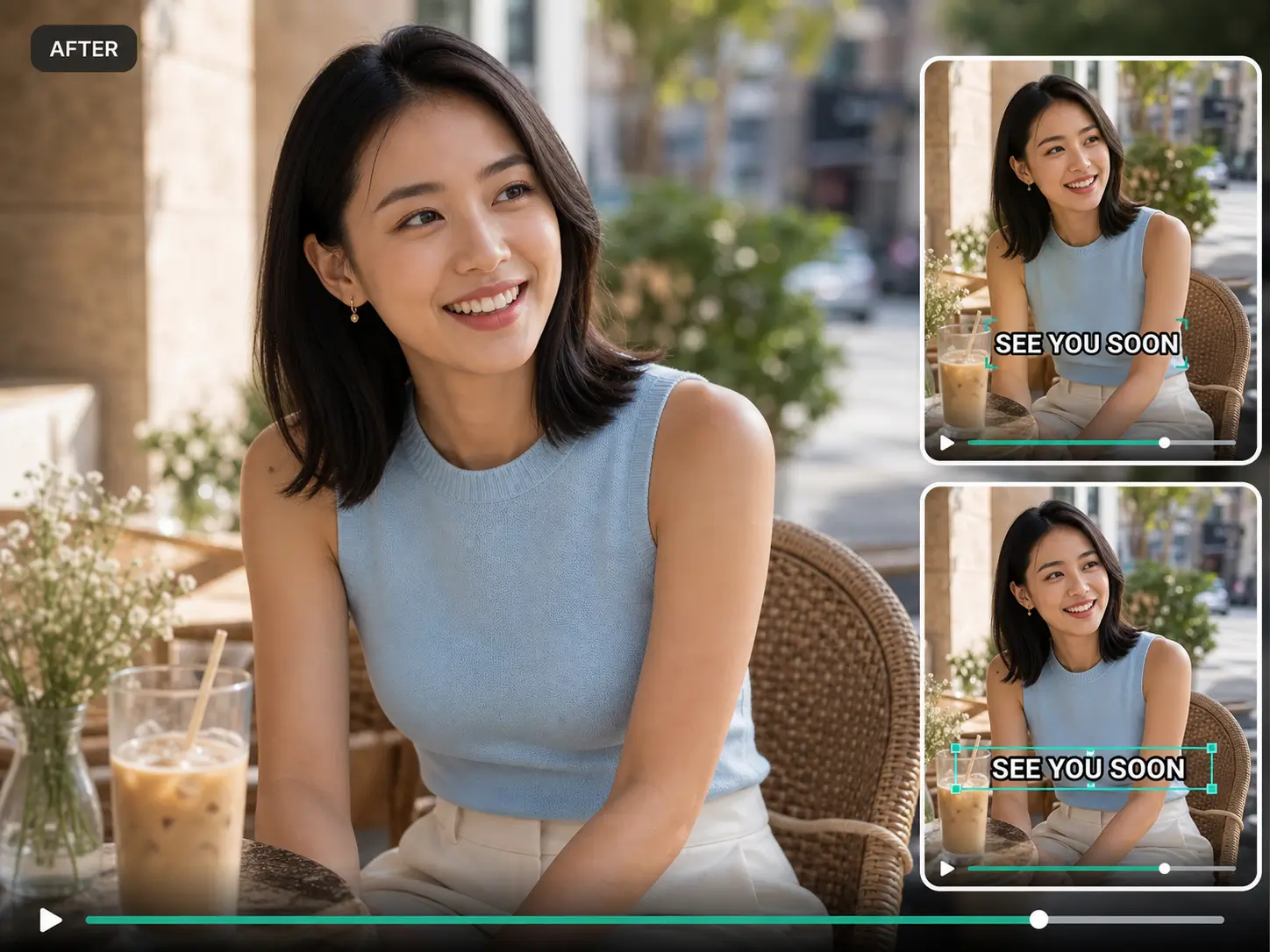 Manual subtitle area selection for precise caption removal
